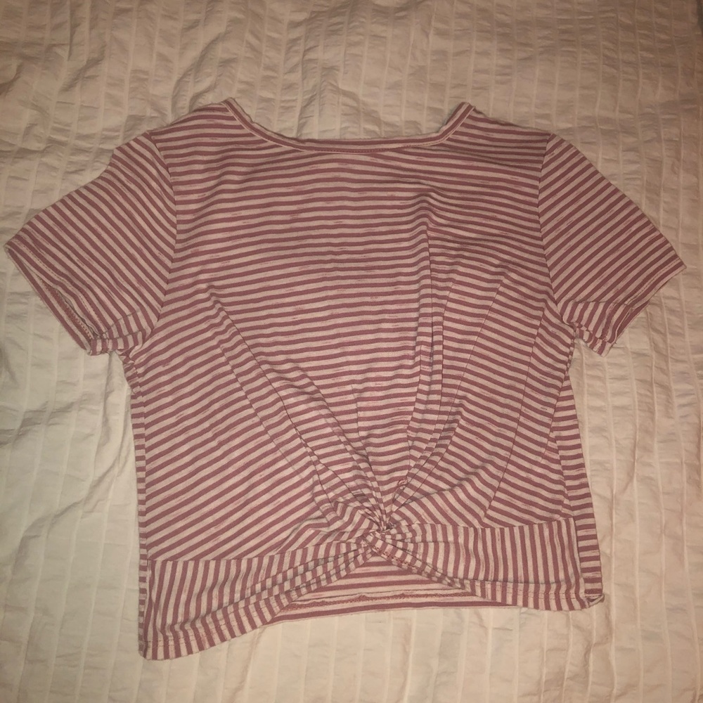 Striped Crop Top